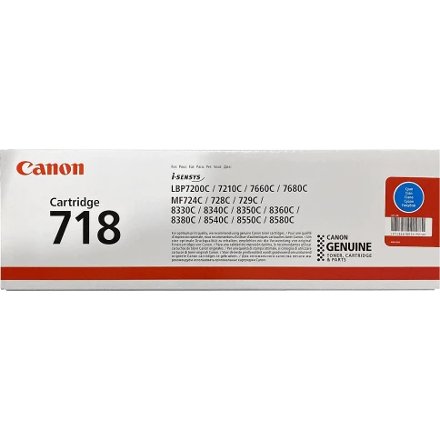 Тонер-картридж/ CLBP CARTRIDGE 718 C EUR фото 1