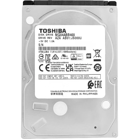 Жесткий диск/ HDD Toshiba SATA 4TB 2.5" 6.0 Gbit/s 15mm 5400 rpm 128Mb 1 year warranty (replacement ST4000LM024, WD40EZZX, ST4000DM004) фото 1