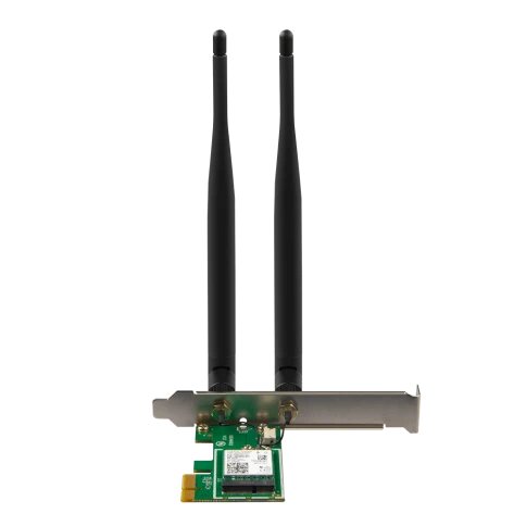 Адаптер Wi-Fi/ "Сетевой PCIe Адаптер  AX3000 Wi-Fi 6 Bluetooth 5.0 PCIe фото 3