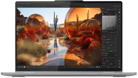 Lenovo Yoga 7 2-in-1 16AHP9 16"(1920x1200 IPS)/Touch/AMD Ryzen 7 8840HS(3.8Ghz)/16384Mb/512PCISSDGb/noDVD/Int:AMD Radeon 780M/Cam/BT/WiFi/71WHr/war 1y/1.99kg/arctic grey/Win11Home_ENG + 65W, с гравировкой фото 2