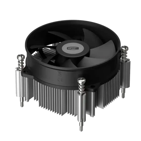 Кулер для процессора/ CPU Cooler PCCooler R95-I (95W, 4-pin PWM, 60mm, Al/Cu, -mm, 1x95mm, 38.61CFM, 31.2dBA, 2800RPM, S: 1200/115X/1700/1851, silver, black) фото 1