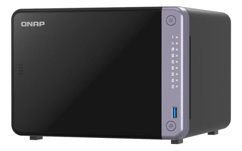 Сетевое хранилище без дисков/ SMB QNAP TS-632X-4G 6-bay 3.5" desktop NAS, AL524 4C 2.0GHz, 4GB DDR4 RAM (max 16GB), 2 x 10GbE SFP+, 2 x 2.5GbE, 1 x PCIe Gen3, 2 x USB 3.2 Gen1 фото 5