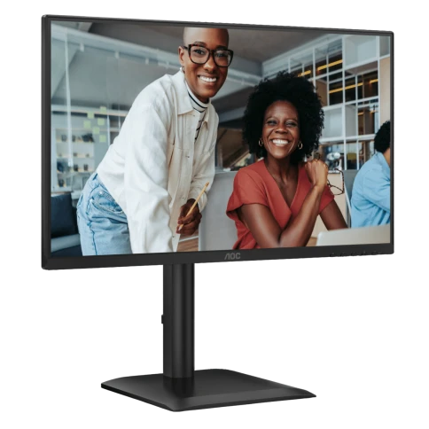 AOC 24E4U 23.8" 1920x1080, IPS, 200Hz, 80M:1, 300cd, 4 ms, HDMI 1.4, DisplayPort 1.2, 4*USB, Speakers, Height adj 150, pivot, VESA 100, 3Y, Black фото 3