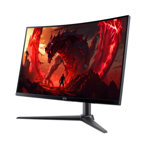 Монитор/ ACER Nitro XZ270UX6bmiiphx 27'', ZeroFrame, Curved 1500R, Black, 16:9, VA, 2560x1440, 1 / 0,5 (GTG, Min.)ms, 250cd, 220Hz, 2xHDMI(2.1) + 1xDP(1.4) + SPK + Audio Out, Speakers 2Wx2, sync: FreeSync Premium, hdr: HDR 10, hadj 120, Vesa:75x фото 3