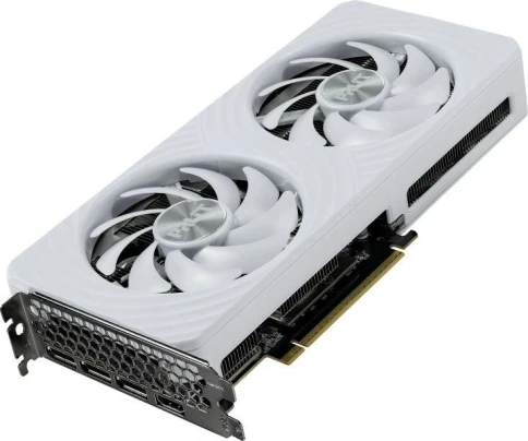 Видеокарта Palit PCI-E 5.0 PA-RTX5060TI WHITE OC NVIDIA GeForce RTX 5060TI 16Gb 128bit GDDR7 2407/28000 HDMIx1 DPx3 HDCP Ret фото 2