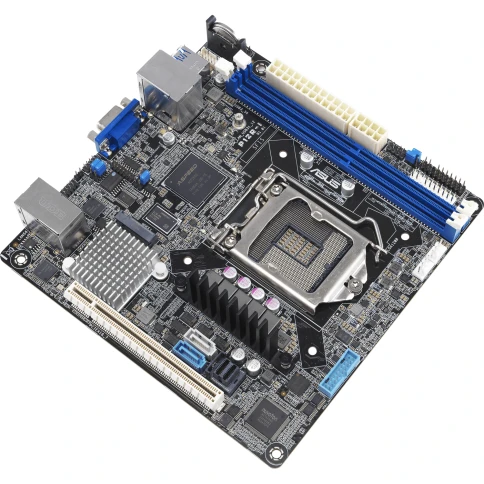 Материнская плата/ P12R-I Mini-ITX, LGA 1200, 2x DDR4 DIMM (to 64GB ECC UDIMM) , 6x USB 3.0 (4 rear) , 6x SATA (4 in MiniSAS HD) , 1x PCIE x16, 1xM.2 2280, LAN 2x 1Gb, Video AST2600, IPMI Option (507604) фото 4