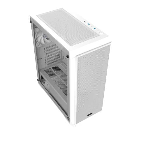 Корпус без блока питания/ Case Raijintek ARCADIA 41, Midi-Tower, TG, 1x120mm, 2xUSB-A 3.0 + 1xUSB-C, ATX, mATX, mITX White фото 2