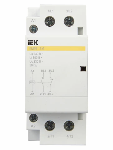 Контактор модульный КМ40-11М AC IEK фото 1
