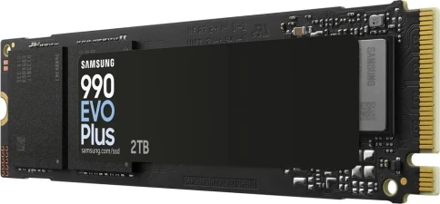 Твердотельные накопители/ Samsung SSD 990 EVO Plus, 2000GB, M.2(22x80mm), NVMe 2.0, NVMe 2.0, PCIe 4.0 x4, V-NAND TLC, R/W 7250/6300MB/s, IOPs 1 000 000/1 350 000, TBW 1200, DWPD 0.3 (12 мес.) фото 5