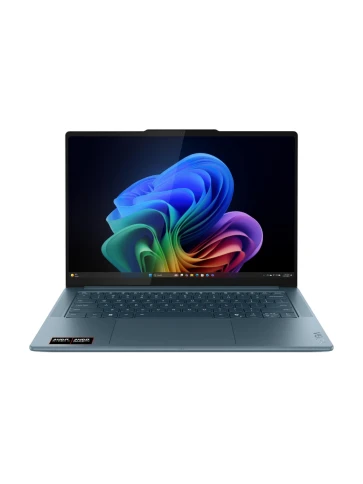 Ноутбук/ Lenovo Yoga Pro 7 14ASP10 14.5"(2944x1840 OLED)/AMD Ryzen AI 9 365(2Ghz)/32768Mb/1024PCISSDGb/noDVD/Int:AMD Radeon 880M/Cam/BT/WiFi/84WHr/war 1y/1.54kg/tidal teal/noOS + 100W, RU kbd фото 3