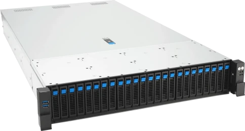 Серверная платформа/ ASUS RS720-E12-RS24G, 2U, 2x LGA4710, 32x DDR5, 24x 2.5 NVME (or 8NVME+16 SATA*/SAS*), 2 x M.2 Gen5 x2 (2280/2260)(VROC required for RAID), 6 x PCIe x8 or 3x PCIe x16 + 2 x PCIe  x16 + 2 x OCP3.0, 1 x Management Port, 1+1 3200W фото 3