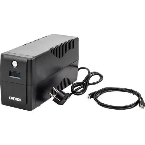 ИБП ONTEK 3S 850 ВА/480 Вт линейно-интерактивный ИБП с функцией AVR, выход C13x4 шт, LCD, USB/RJ45, 7,5Ач х 1шт/ ИБП ONTEK фото 6