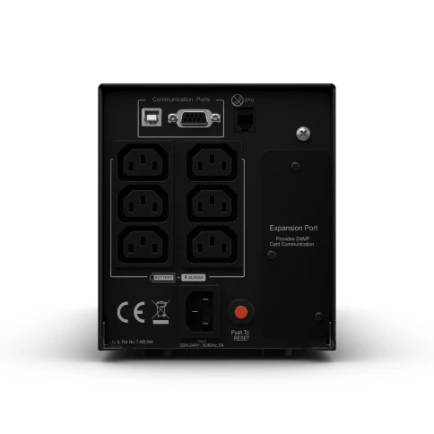 ИБП CyberPower PR750ELCD, Line-Interactive, 750VA/675W, 6 IEC-320 С13 розеток, USB&Serial, SNMPslot, LCD дисплей, Black, 0.48х0.27х0.28м., 13.5кг./ UPS Line-Interactive CyberPower  PR750ELCD 750VA/675W USB/RS-232/EPO/SNMPslot (6 IEC С13) фото 6