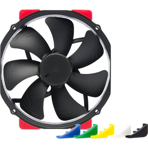 Кулер для корпуса/ Case Cooler Noctua NF-A15 HS-PWM chromax.black.swap (140x150x25mm, 4-pin PWM, 82.5CFM, 24.6dBA, 1500RPM, Black) фото 1