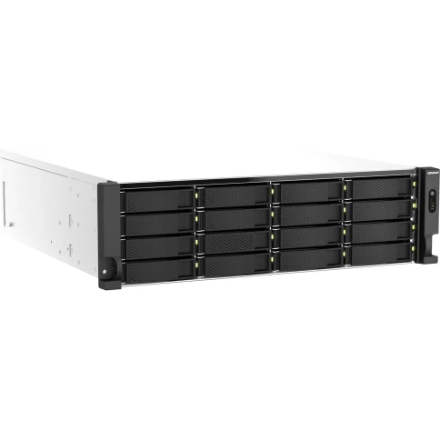 Сетевое хранилище без дисков/ ENTERPRISE QNAP TS-h2287XU-RP-E2336-32G QuTS hero NAS, Xeon E-2336 6C 12T 2.9-4.8GHz, 32 GB ECC DDR4 (2 x 16 GB) up to 128GB (4 x 32 GB), 22-bay (16 x 3.5-inch SATA + 6 x 2.5-inch SATA), 2x10 GbE, 2x2.5 GbE, 3xPCIe Slot (2 x фото 3