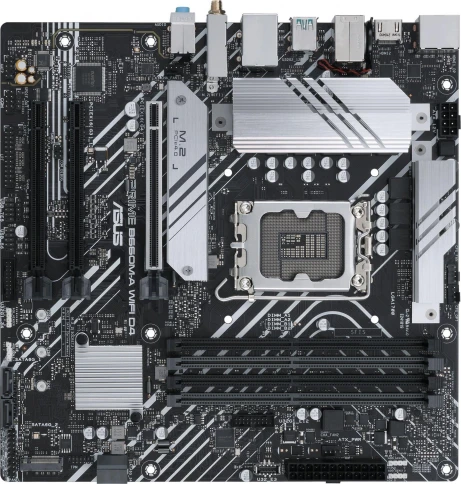 Материнская плата ASUS PRIME B660M-A WIFI D4 Soc-1700 Intel B660 4xDDR4 mATX AC`97 8ch(7.1) GbLAN RAID+HDMI+DP [PRIME B660M-A WIFI D4] фото 1