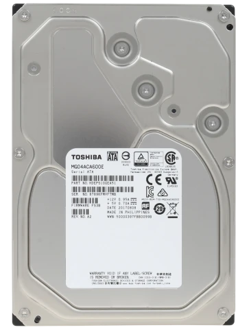 Жесткий диск/ HDD Toshiba SATA3 6TB 3.5" Server 7200 4Kn 128Mb for HUA фото 1