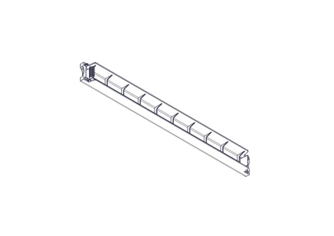 Plastic plug Systeme Electric, Excelente series, 1U , 19", tool-free installation, black (10 pcs.) фото 5