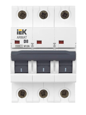 ARMAT Авт. выкл. M10N 3P D 8А IEK фото 1