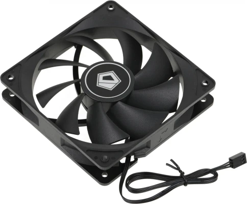 Вентилятор для корпуса ID-Cooling FL-12025K 120х120x25 черный 3-pin 21дБ Ret [FL-12025K] фото 6