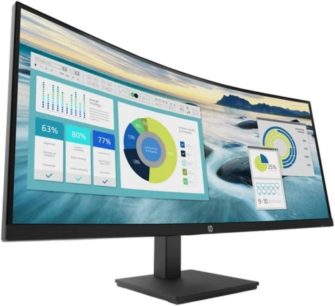 Монитор HP 34" P34hc G4 черный VA 21:9 HDMI матовая HAS 250cd 178гр/178гр 3440x1440 100Hz DP 2K USB 10.51кг фото 3