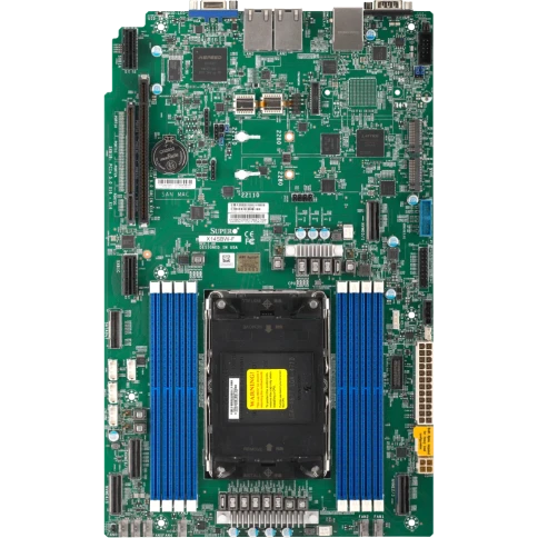 Материнская плата/ MB Supermicro X14SBW-F (Proprietary WIO, 1x LGA-4710, 8x Up to 1TB 6400MT/s ECC DDR5 RDIMM,  8x SATA ports, 1x PCIe 5.0 x8 (WIO-R), 2x PCIe 5.0 x16 (WIO-L), 2x M.2 PCIe 5.0 x2  (M-Key 2280/22110), 2x LAN with 1GbE with Intel®I210) фото 1