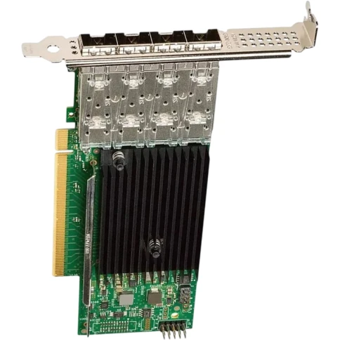 Сетевая карта/ Intel® Ethernet Network Adapter E810-XXVDA4, 4xSFP28 ports, 25GbE, PCI-E x16 gen3/gen4, iWARP/RoCEv2, IEEE 1588 PTP, ADQ, iSCSI, NFS, VMDq. PCI-SIG* SR-IOV Capable фото 3