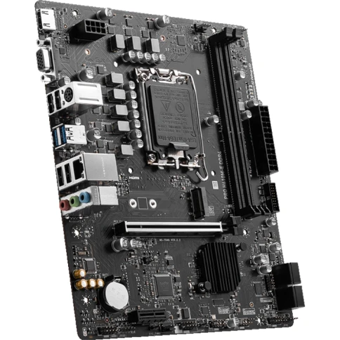 Материнская плата/ MB MSI INTEL H610 s1700, 2xDDR4(64GB), D-SUB/HDMI 1.4, 1xPCIe 4.0x16, 1xPCIe 3.0, 1xLAN, 4xSATA 6Gb/s, 1xM.2, 2xUSB 3.2, 4xUSB 2.0, 1xPS/2, mATX фото 4
