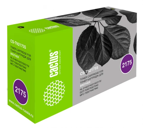 -/ Картридж лазерный Cactus CS-TN2175S TN-2175 черный (2600стр.) для Brother HL-2140/2150/2170 фото 4