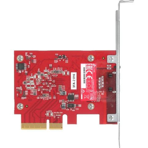 Сетевой адаптер/ 10 Gigabit PCI-E network adapter, 1 PCI Express 3.0 X4 interface, 1 100/1000/10000Mbps Ethernet port, come with Low-Profile and Full-Height Brackets фото 2