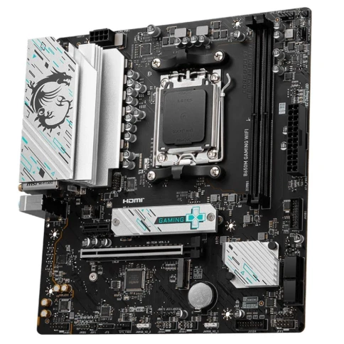 Материнская плата MSI B650M GAMING WIFI B650, AM5, 2*DDR5, 1*PCIEx16, 1*PCIEx1, 2*M.2, 1*TypeC, 7*USB3.2Gen1, 6*USB2.0, 4*SATA3.0, 2.5G, DP, HDMI, M-ATX, RTL фото 3