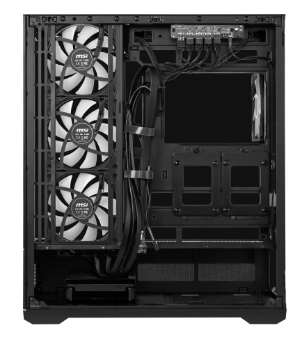 Корпус ПК без блока питания/ Case MSI MAG PANO 110R PZ, Midi-Tower, TG, 4x120mm ARGB, 2xUSB 3.2, 1xUSB 3.2 Type-C, ATX, mATX, mITX Black фото 3