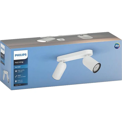 Philips PONGEE bar/tube white 2xNW 230V фото 2