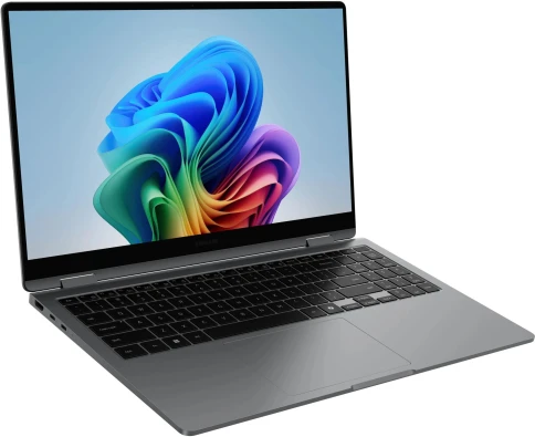 Ноутбук Samsung Galaxy Book 5 360 NP750 Core Ultra 7 256V 16Gb SSD1Tb Intel Arc 15.6" AMOLED Touch FHD (1920x1080) Windows 11 Home grey WiFi BT Cam (NP750QHA-LG3IN) фото 3