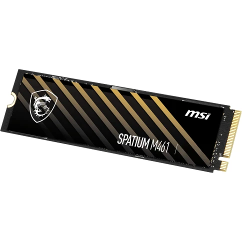 MSI SSD SPATIUM M461, 1000GB, M.2(22x80mm), NVMe, PCIe 4.0 x4, 3D TLC, R/W 5000/3200, IOPs 630 000/750 000, TBW 250, DWPD 0.14 (5 лет) фото 2