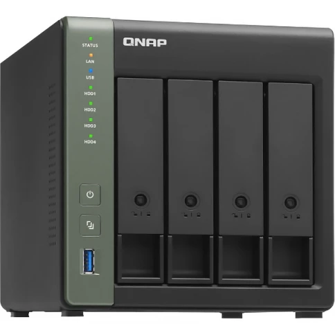 Сетевое хранилище без дисков/ SMB QNAP TS-431X3-4G NAS 4 HDD trays. Alpine AL314, 4-core, 1.7GHz, 4 GB DDR3 (1 x 2 GB) up to 8 GB (1 x 8 GB), 1x10 GbE SFP+, 1x2.5GB Ethernet, 1x1GB Ethernet, USB 3.2x3 фото 2