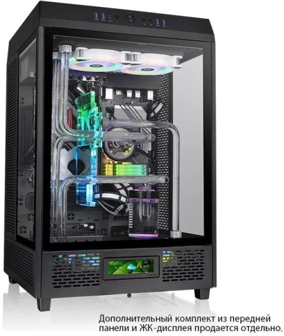 Корпус Thermaltake The Tower 500 черный ATX 11x120mm 5x140mm 4xUSB3.0 audio bott PSU [CA-1X1-00M1WN-00] фото 3
