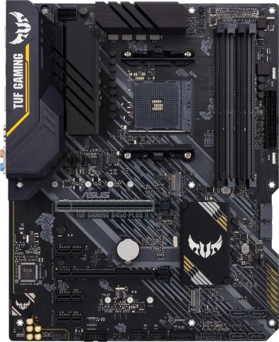 Материнская плата ASUS TUF GAMING B450-PLUS II Soc-AM4 AMD B450 4xDDR4 ATX AC`97 8ch(7.1) GbLAN RAID+HDMI+DP [TUF GAMING B450-PLUS II] фото 1