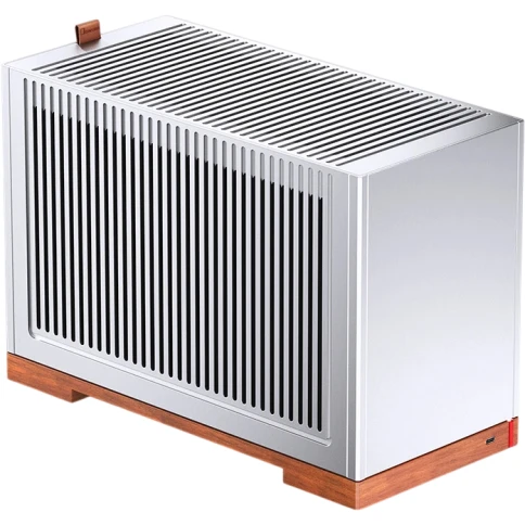 Корпус без блока питания/ Case JONSBO T9, Micro-Tower, no fan, 1xUSB-C 3.2, SFX PSU Support, mITX Silver фото 2