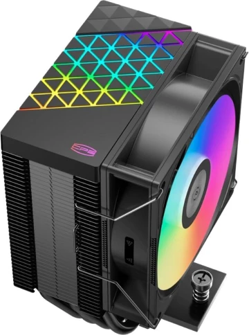 Кулер PcCooler R400 ARGB Soc-AM5/AM4/1200/1700/1851 черный 4-pin 18-30dB Al+Cu 180W Ret (R400-BKAWYX-US) фото 5