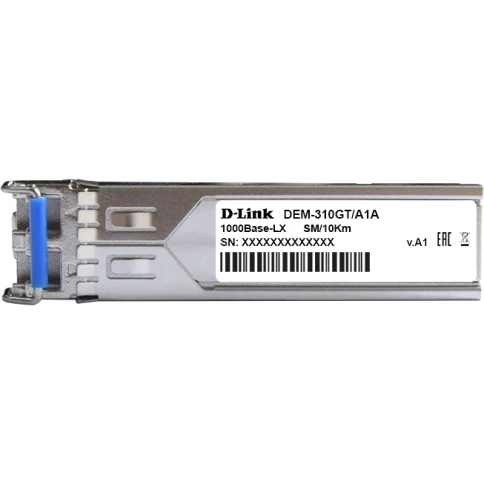 Трансивер/ 310GT SFP Transceiver, 1000Base-LX, Duplex LC, 1310nm, Single-mode, 10KM фото 1