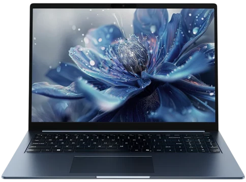 Ноутбук/ CHUWI CoreBook Air Plus 16"(1920x1200 IPS)/AMD Ryzen 7 H 255(3.8Ghz)/16384Mb/512SSDGb/noDVD/Int:AMD Radeon/Cam/BT/WiFi/60WHr/war 1y/1.35kg/Indigo Blue/Win11Pro + мышь фото 1
