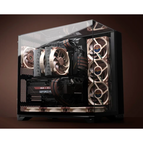 Кулер для процессора/ CPU Cooler Noctua NH-D15 G2 HBC (228W, 4-pin PWM, 168mm, Al/Cu, 8x6mm, 2x140mm, 91.5CFM, 24.8dBA, 1500RPM, S: 1851/1700/1200/115X, AM5/AM4, Beige/Brown) фото 7