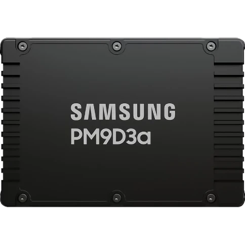 Твердотельный накопитель/ Samsung SSD PM9D3a, 15360GB, U.2(2.5" 15mm), NVMe, PCIe 5.0x4, 3D TLC, R/W 12000/6000MB/s, IOPs 2 000 000/350 000, TBW 28032, DWPD 1 (12 мес.) фото 1