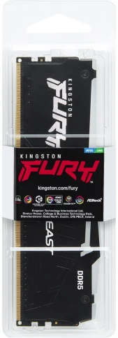 Память оперативная/ Kingston 8GB 5600MT/s DDR5 CL40 DIMM FURY Beast RGB XMP фото 3