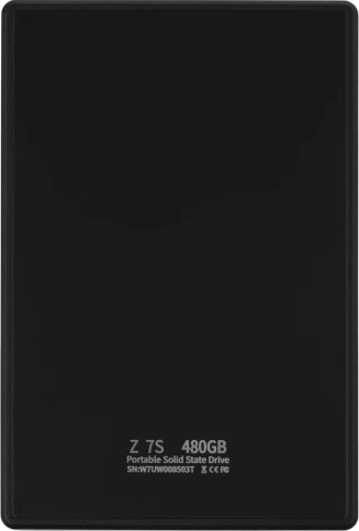 Накопитель SSD Netac USB-C 480Gb NT01Z7S-480G-32BK Z7S 2.5" черный фото 14