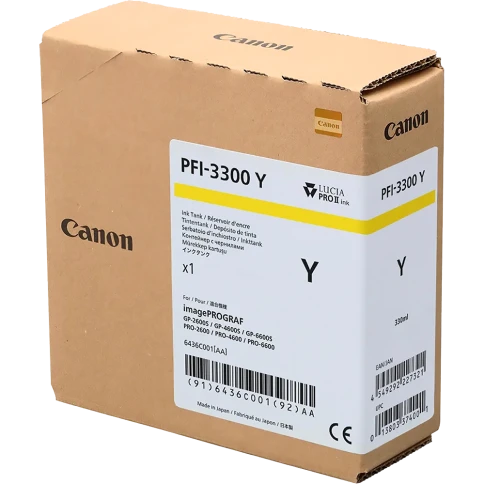 Картридж/ CANON INK PFI-3300 YELLOW фото 1