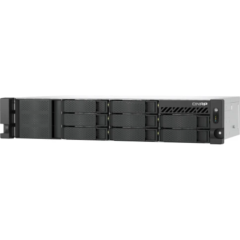 Сетевое хранилище без дисков/ ENTERPRISE QNAP TS-855eU-RP-8G NAS 8 HDD trays, 2 x M.2 2280 (PCIe Gen 3 x 4), 2x 2.5 GbE, rackmount, 2 PSU. Intel Atom C5125 8-core processor, 2.8GHz, 8 GB SODIMM DDR4 (1 x 8 GB) up to 64 GB ( 2 x 32 GB). W/o rail kit RAIL-B фото 4
