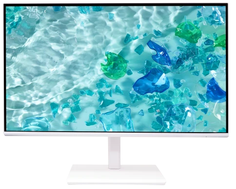 Монитор/ ACER Vero B277Gwmiprx 27'', ZeroFrame, White, PCR 85% + OBP 5%, 16:9, IPS, 1920x1080, 4 (GTG)ms, 250cd, 120Hz, 1xVGA + 1xHDMI(1.4) + 1xDP(1.2) + SPK + Audio in/Out, Speakers 2Wx2, sync: FreeSync, hadj 165, Vesa:100x100 фото 1