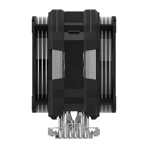 Вентилятор ALSEYE M120D (PLUS) Universal, 200W, Heat pipe 6mm*6, 120mm FAN 700;1900rpm, 73.75CFM, 41.2dBA, 8 LED, LED temperature cover RTL, (874289) фото 4